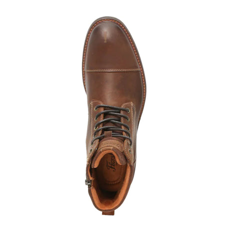 Florsheim Chalet Cap Toe Boot (Men) - Brown Crazy Horse Boots - Casual - Low - The Heel Shoe Fitters