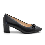 Ara Lichfield Chain Pump (Women) - Black Calf Dress-Casual - Heels - The Heel Shoe Fitters