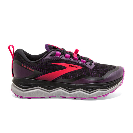 Brooks Caldera 5 (Women) - Black/Fuschia/Purple Athletic - Running - The Heel Shoe Fitters