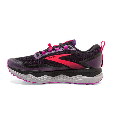 Brooks Caldera 5 (Women) - Black/Fuschia/Purple Athletic - Running - The Heel Shoe Fitters