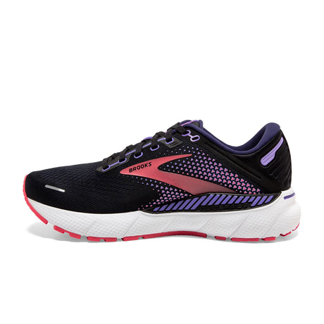 Brooks Adrenaline GTS 22 (Women) - Black/Purple/Coral Athletic - Running - Stability - The Heel Shoe Fitters