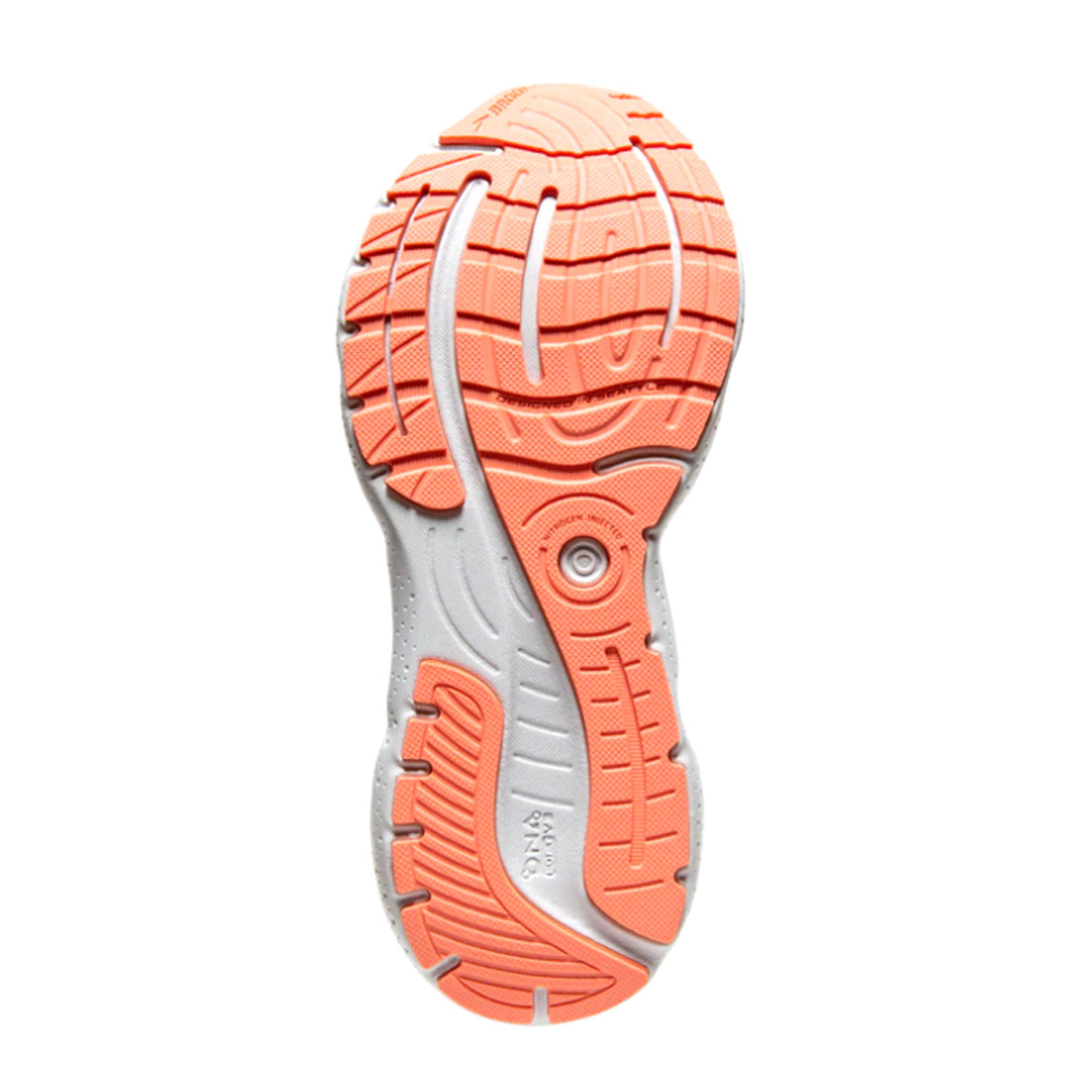 Brooks Glycerin 20 (Women) - Oyster/Latigo Bay/Coral Athletic - Running - Stability - The Heel Shoe Fitters