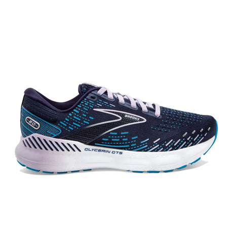 Brooks Glycerin GTS 20 Running Shoe (Women) - Peacoat/Ocean/Pastel Lilac Athletic - Running - Stability - The Heel Shoe Fitters