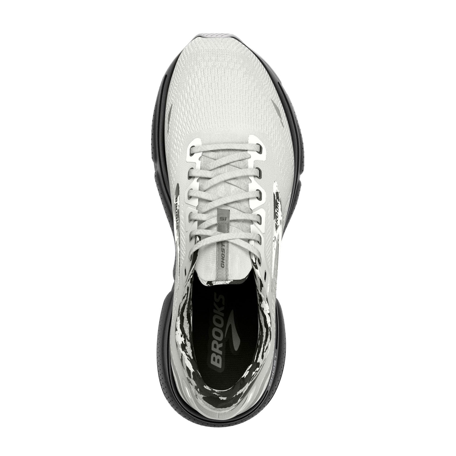 Black and white brooks cheap shoes