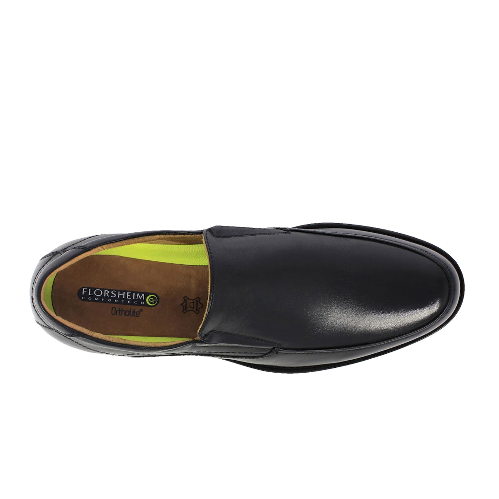 Florsheim Midtown Moc Slip On Loafer (Men) - Black Dress-Casual - Loafers - The Heel Shoe Fitters