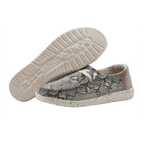 Hey Dude Wendy Jungle Slip On (Women) - Jungle Grey Dress-Casual - Slip Ons - The Heel Shoe Fitters