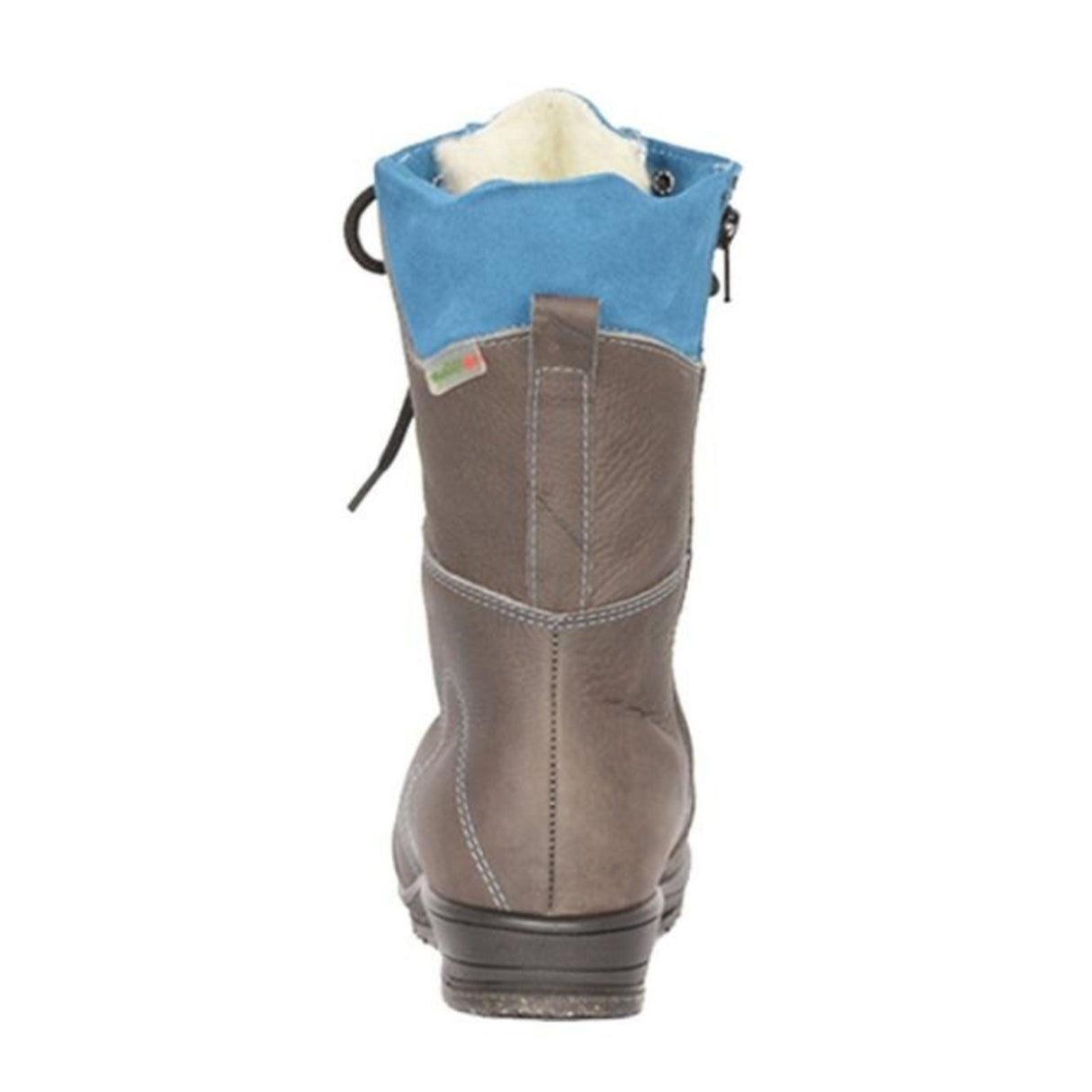 Martino Banff (Women) - Grey/Aqua Boots - Winter - Mid Boot - The Heel Shoe Fitters