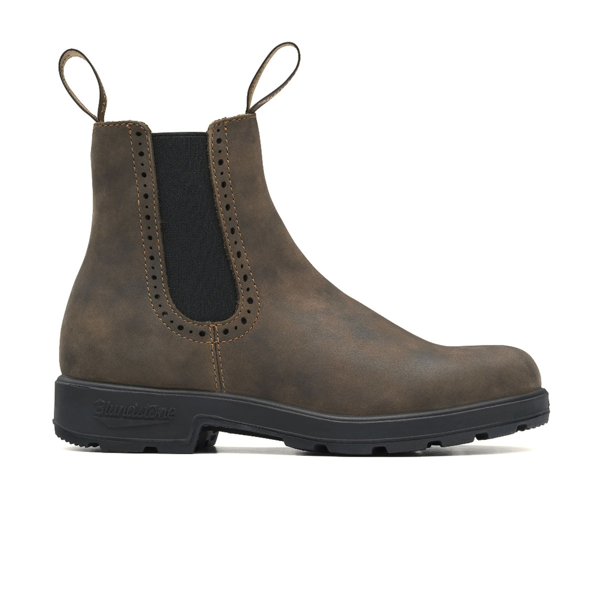 Blundstone 1351 High Top Chelsea Boot (Women) - Rustic Brown Boots - Casual - Mid - The Heel Shoe Fitters