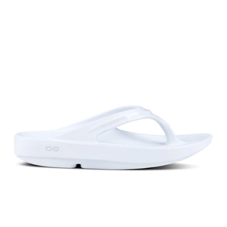 Oofos OOlala Sandal (Women) - White Sandals - Thong - The Heel Shoe Fitters