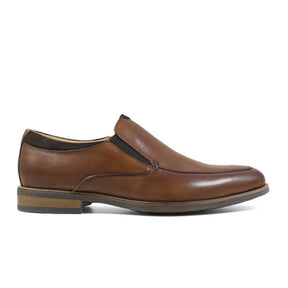 Florsheim Uptown Moc Slip On (Men) - Cognac Leather Dress-Casual - Slip On - The Heel Shoe Fitters