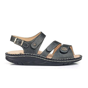 Finn Comfort Tiberias Backstrap Sandal (Women) - Anthrazit Luxory Sandals - Backstrap - The Heel Shoe Fitters