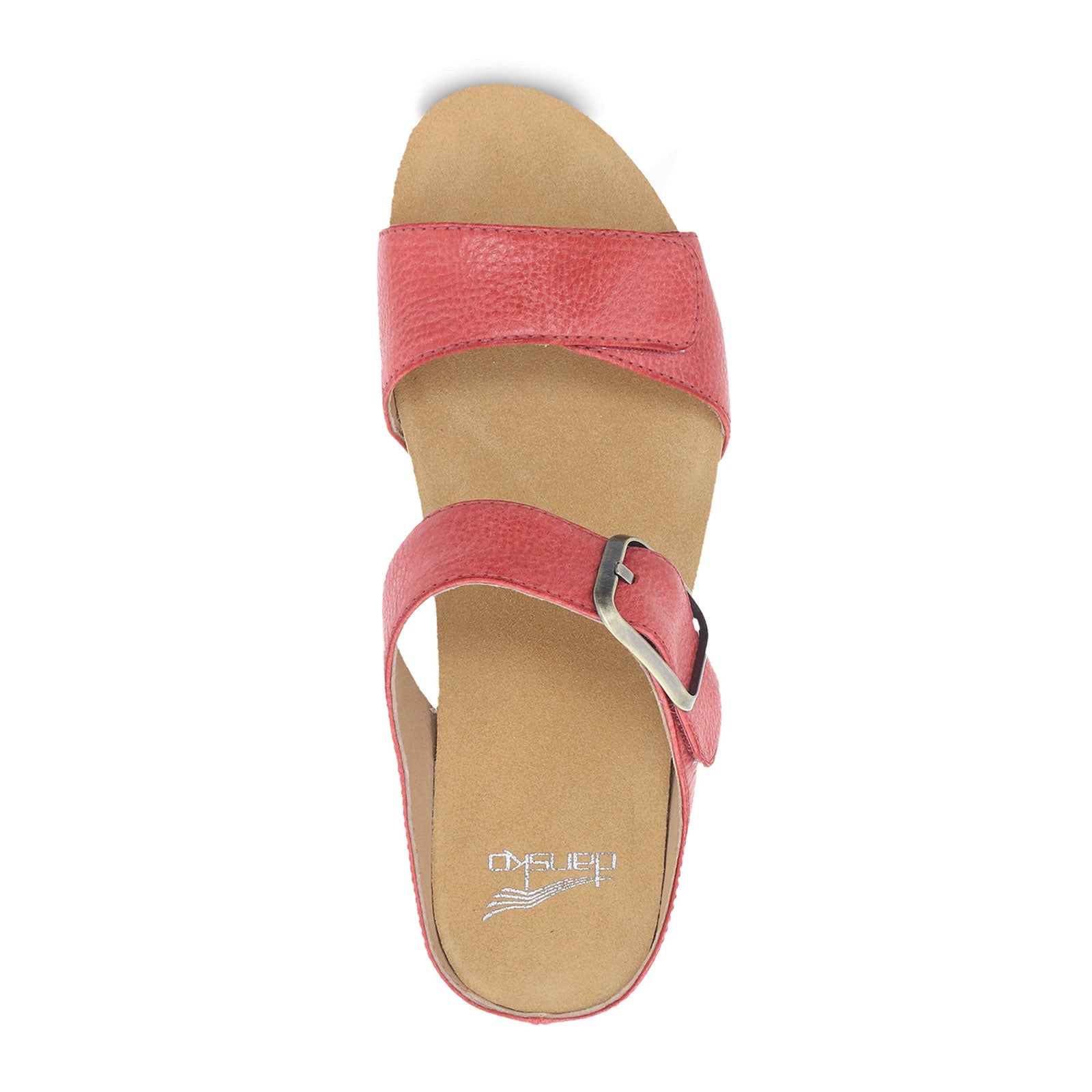 Dansko Tanya Wedge Sandal (Women) - Coral Milled Burnished Sandals - Wedge - The Heel Shoe Fitters