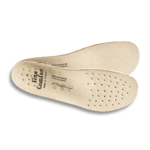 Finn Comfort Classic Sport Regular Perforated Replacement Footbed (Unisex) - Natural Accessories - Orthotics/Insoles - Full Length - The Heel Shoe Fitters