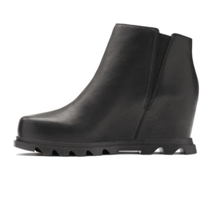 Sorel Joan of Arctic Wedge III Zip (Women) - Black/Sea Salt Boots - Fashion - Wedge - The Heel Shoe Fitters