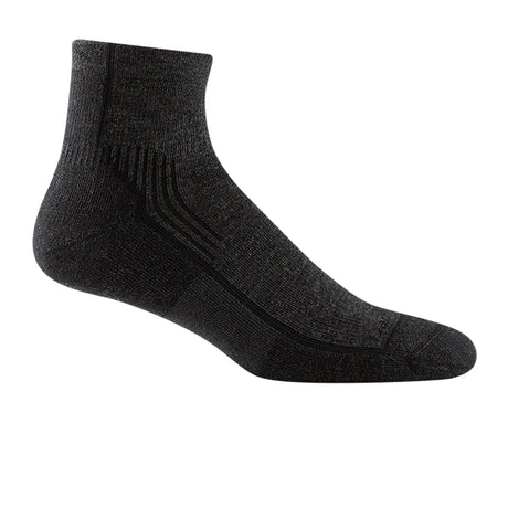 Darn Tough Hiker 1/4 Midweight Sock with Cushion (Men) - Onyx Black Accessories - Socks - Performance - The Heel Shoe Fitters