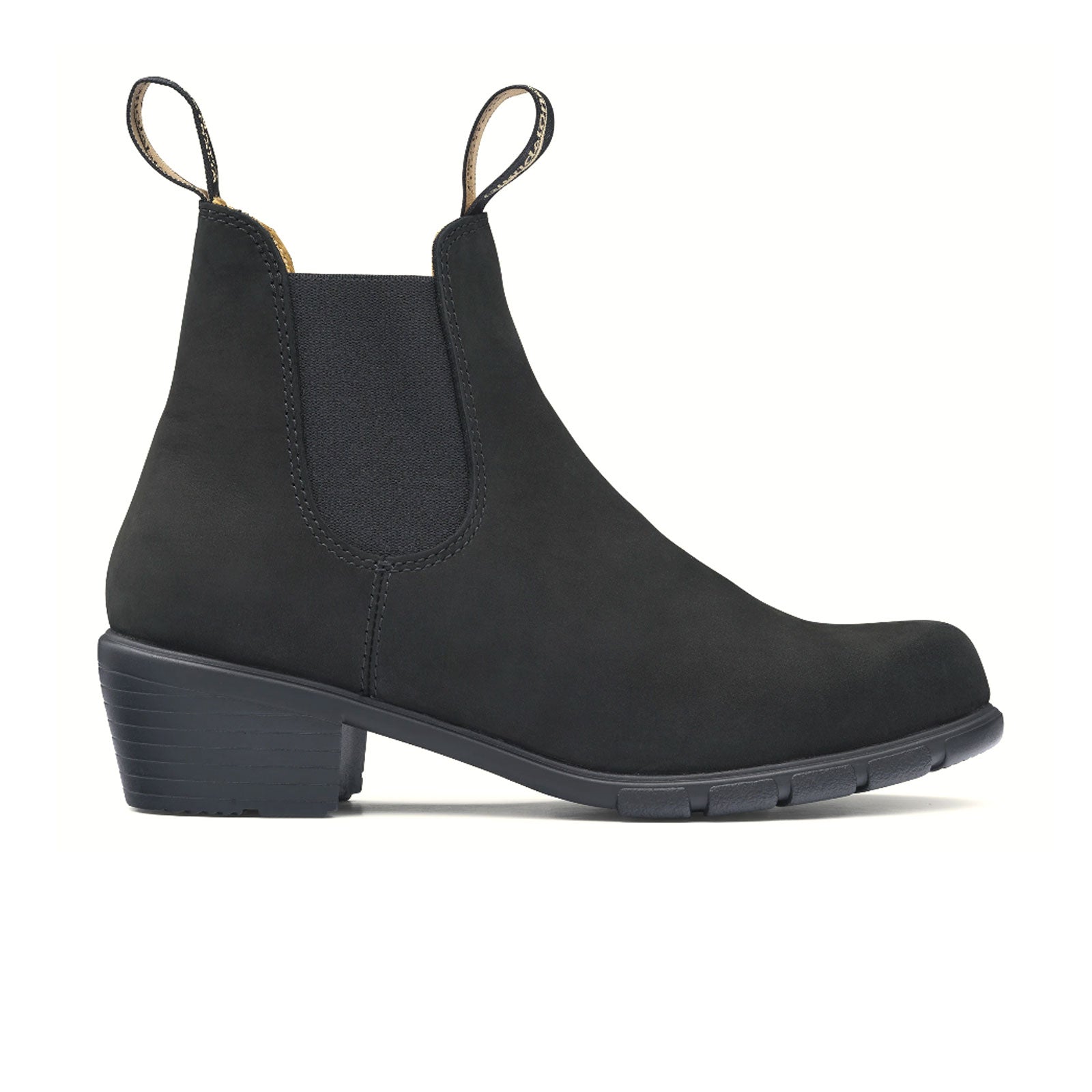 Blundstone 1960 Heeled Chelsea Boot Women Black Nubuck The