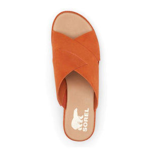 Sorel Cameron Flatform Mule (Women) - Desert Sun/Gum Sandals - Slide - The Heel Shoe Fitters