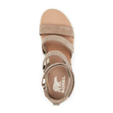 Sorel Cameron Wedge Multi Strap (Women) - Omega Taupe/Sea Salt Sandals - Heel/Wedge - The Heel Shoe Fitters