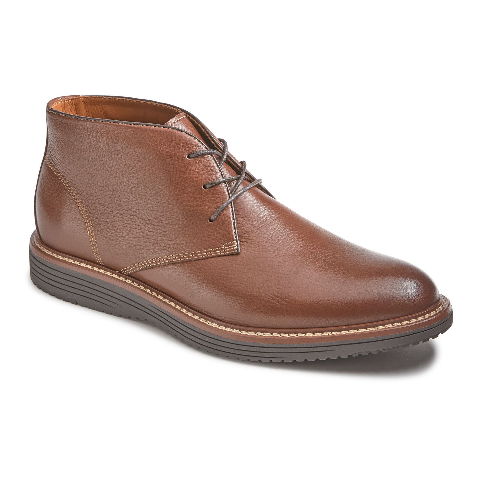 Full grain 2024 leather chukka boots