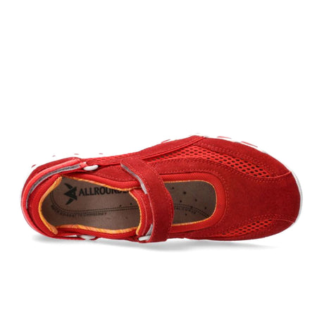 Allrounder Niro (Women) - Chili Pepper Red Athletic - Walking - The Heel Shoe Fitters