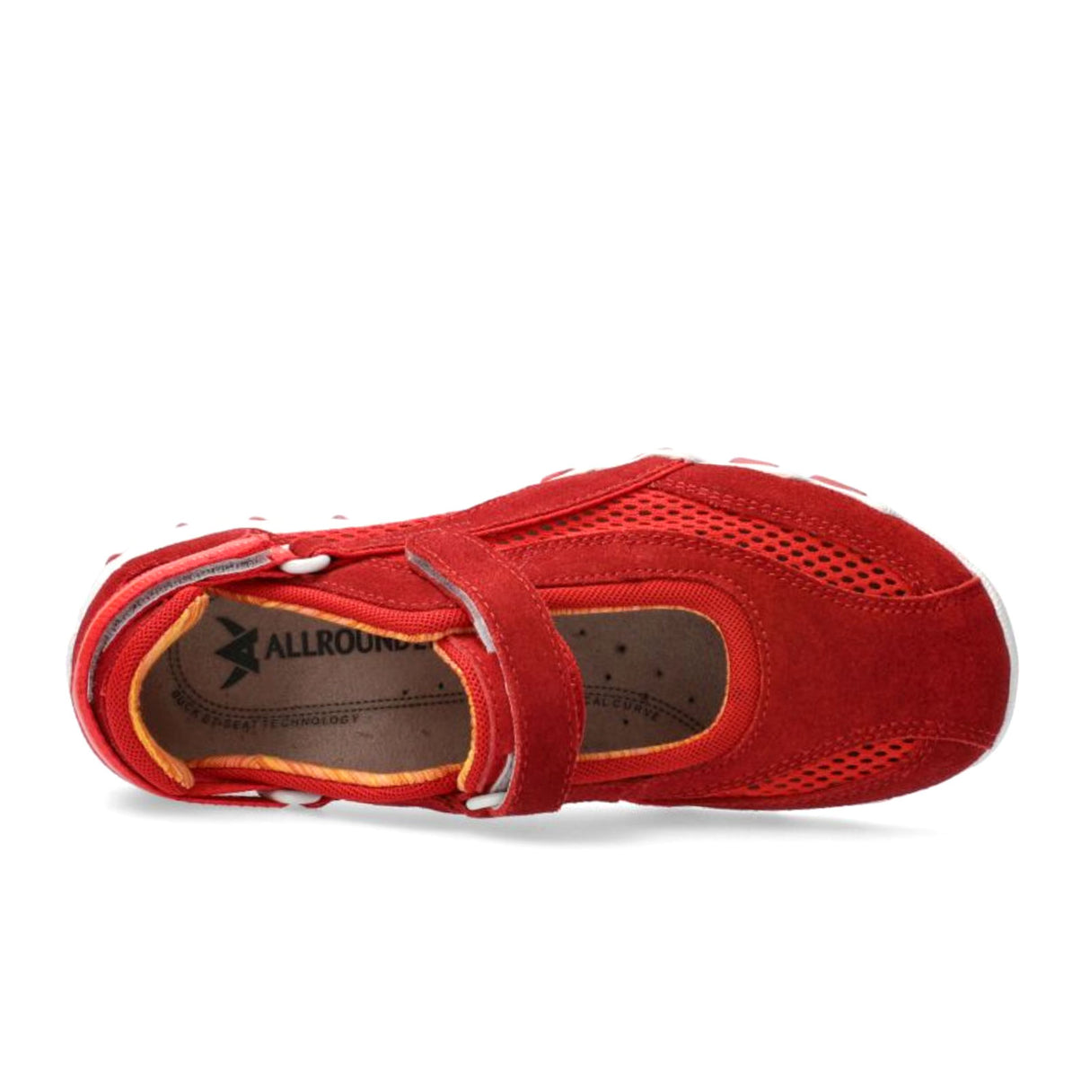 Allrounder Niro Mary Jane Sneaker (Women) - Chili Pepper Red Athletic - Walking - The Heel Shoe Fitters