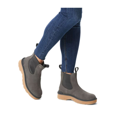 Sorel Hi-Line Chelsea Boot (Women) - Quarry/Tawny Buff Boots - Fashion - Chelsea - The Heel Shoe Fitters