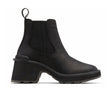 Sorel Hi-Line Heeled Chelsea Boot (Women) - Black/Sea Salt Boots - Fashion - Chelsea - The Heel Shoe Fitters