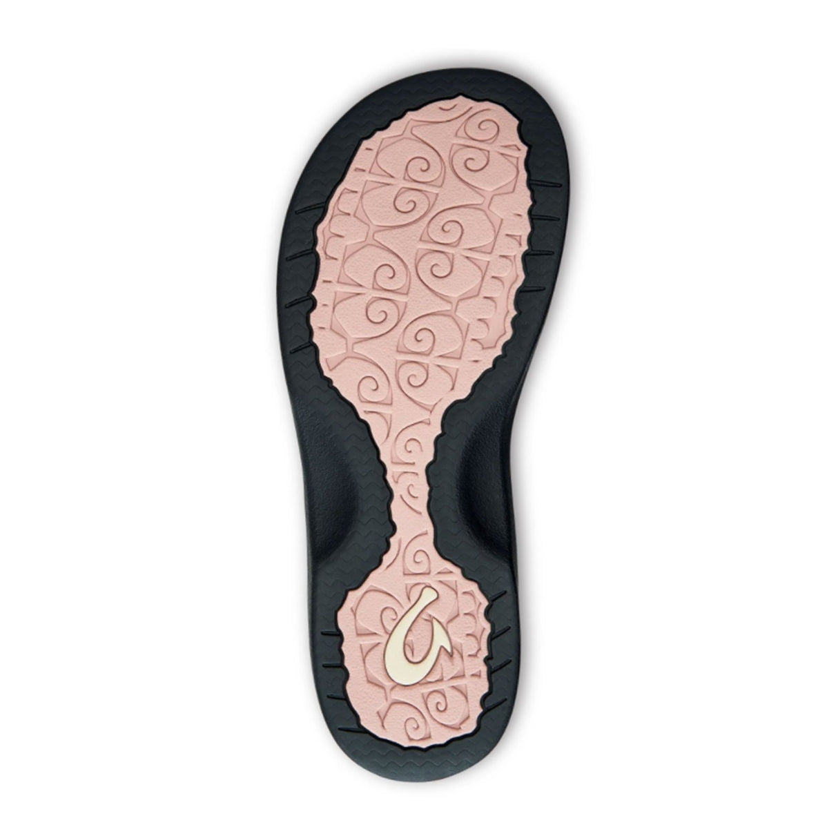 OluKai 'Ohana Sandal (Women) - Petal Pink/Black Sandals - Thong - The Heel Shoe Fitters