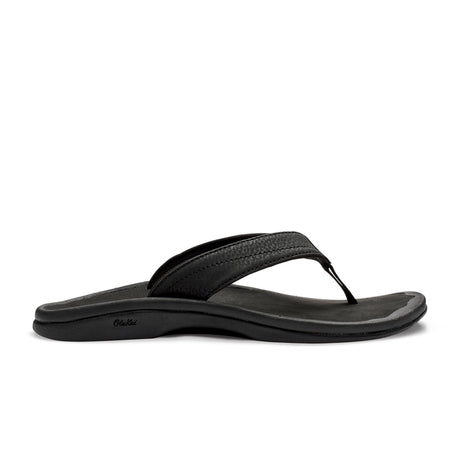 OluKai 'Ohana Sandal (Women) - Black/Black Sandals - Thong - The Heel Shoe Fitters