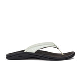 OluKai 'Ohana Sandal (Women) - White/Black Sandals - Thong - The Heel Shoe Fitters