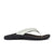 OluKai 'Ohana Thong Sandal (Women) - White/Black Sandals - Thong - The Heel Shoe Fitters