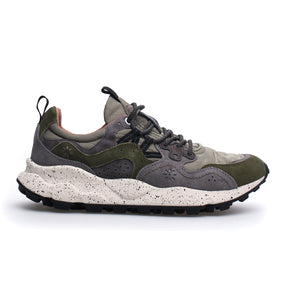 Flower Mountain Yamano 3 Sneaker (Men) - Military Grey Athletic - Casual - Lace Up - The Heel Shoe Fitters