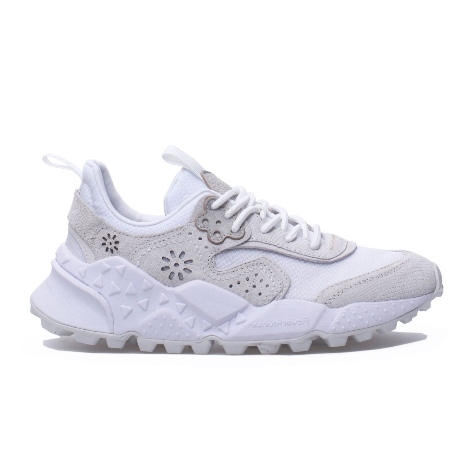 kotetuです。 Kotetsu Suede Eco-Fur in Grey & Light Brown, from Flower Mountain