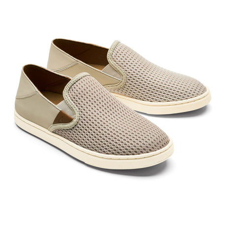 OluKai Pehuea Slip On (Women) - Tapa/Tapa Athletic - Casual - Slip On - The Heel Shoe Fitters