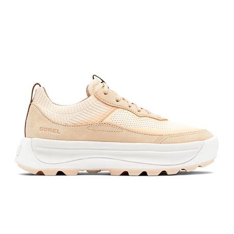 Sorel Out 'N About 503 Knit Low Sneaker (Women) - White Peach/Nova Sand Athletic - Athleisure - The Heel Shoe Fitters