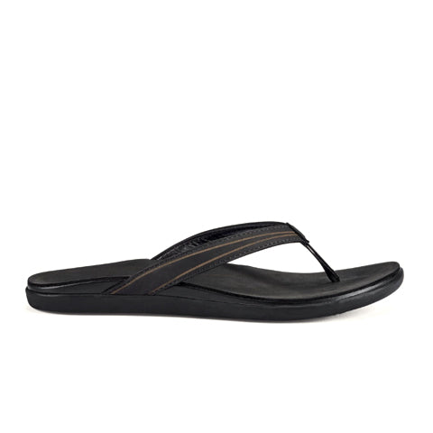 OluKai 'Aukai Sandal (Women) - Black/Black Sandals - Thong - The Heel Shoe Fitters