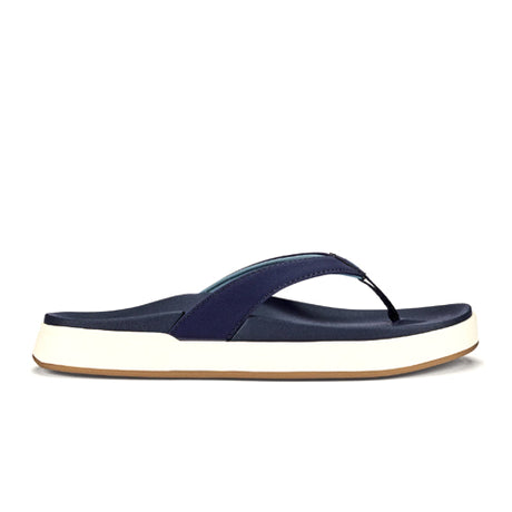 OluKai Nu'a Pi'o Sandal (Women) - Trench Blue/Trench Blue Sandals - Thong - The Heel Shoe Fitters