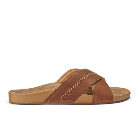 OluKai Kipe'a 'Olu Slip On Sandal (Women) - Sahara/Sahara Sandals - Slide - The Heel Shoe Fitters