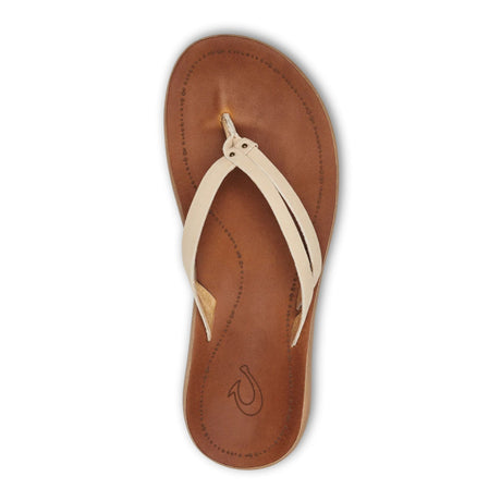 OluKai Kapehe Luana Thong Sandal (Women) - Tapa/Sahara Sandals - Thong - The Heel Shoe Fitters