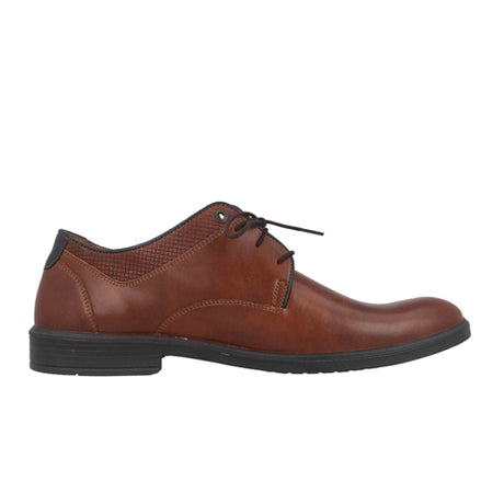 Jomos 208212 Oxford (Men) - Cognac/Navy Dress-Casual - Oxfords - The Heel Shoe Fitters
