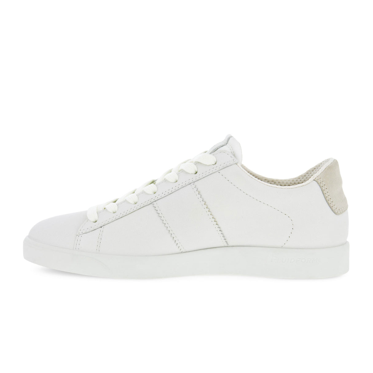 ECCO Street Lite Retro Sneaker (Women) - White/Shadow White Athletic - Casual - Lace Up - The Heel Shoe Fitters