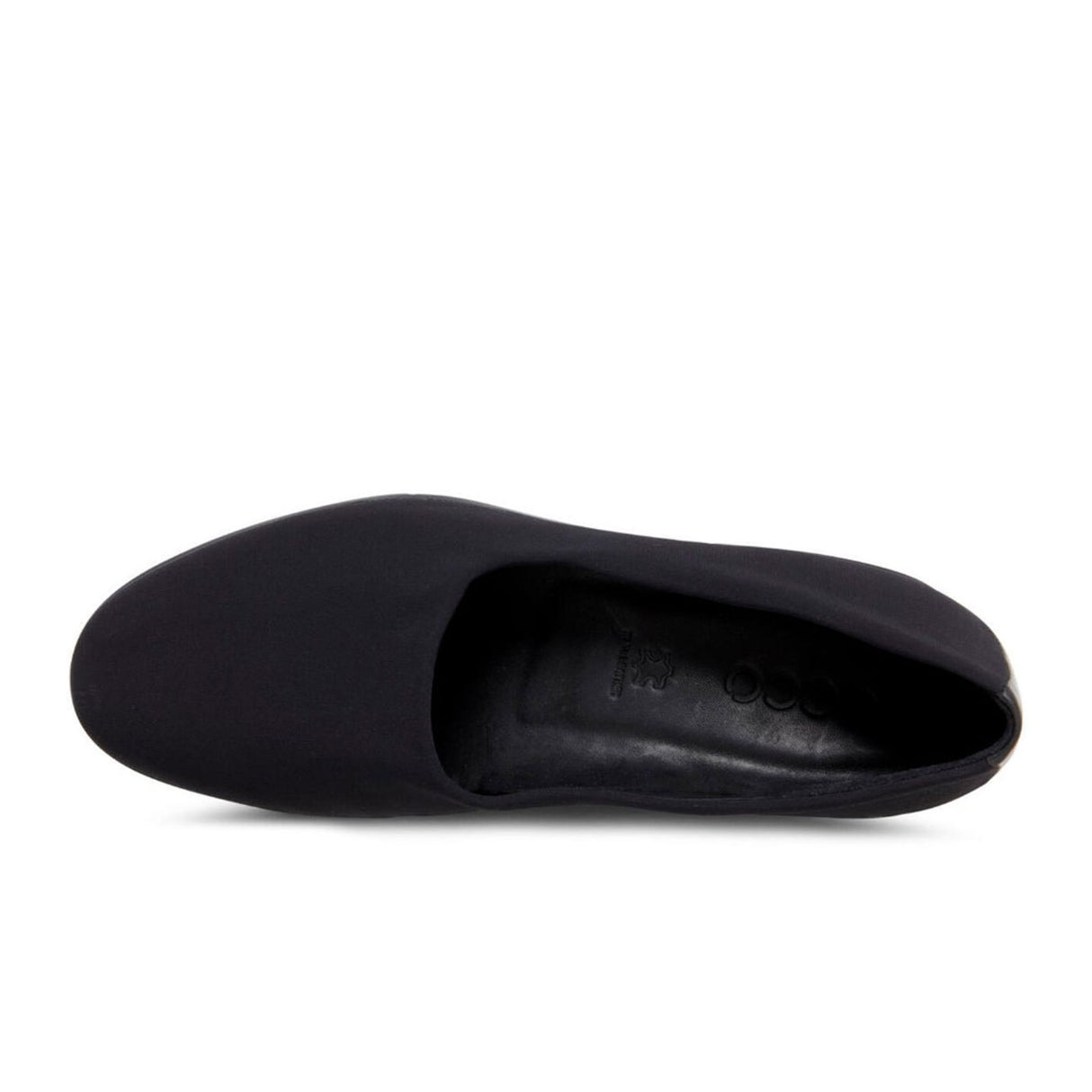 ECCO Felicia Stretch Slip On Wedge (Women) - Black/Black Dress-Casual - Flats - The Heel Shoe Fitters