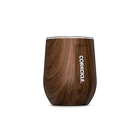 Corkcicle Origins Stemless Wine Cup 12 oz - Walnut Wood Accessories - Drinkware - The Heel Shoe Fitters