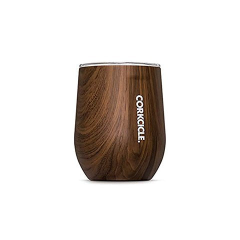 Corkcicle Stemless Wine Cup 12 oz - Walnut Wood Accessories - Drinkware - Tumblers - The Heel Shoe Fitters