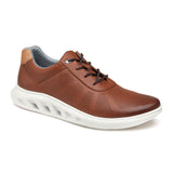 Johnston & Murphy Activate U-Throat Sneaker (Men) - Tan Full Grain Athletic - Casual - Lace Up - The Heel Shoe Fitters