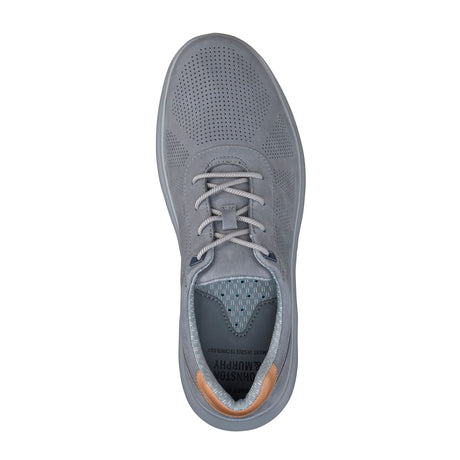 Johnston & Murphy Activate U-Throat Sneaker (Men) - Gray Nubuck Athletic - Athleisure - The Heel Shoe Fitters