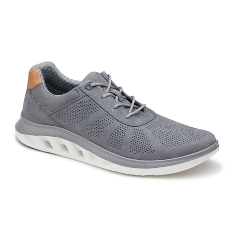 Johnston & Murphy Activate U-Throat Sneaker (Men) - Gray Nubuck Athletic - Athleisure - The Heel Shoe Fitters