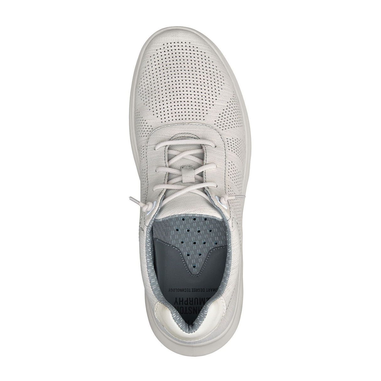 Johnston & Murphy Activate U-Throat Sneaker (Men) - White Breathable Full Grain Dress-Casual - Sneakers - The Heel Shoe Fitters