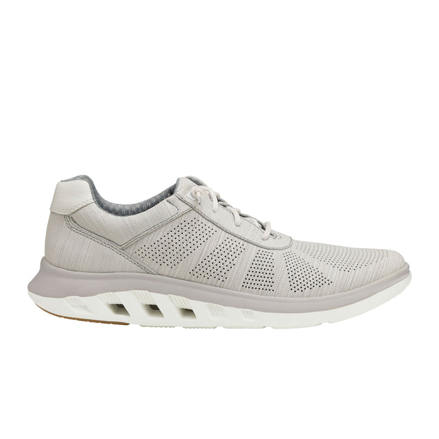 Johnston & Murphy Activate U-Throat Sneaker (Men) - White Breathable Full Grain Dress-Casual - Sneakers - The Heel Shoe Fitters