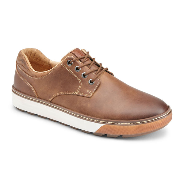 Johnston & Murphy McGuffey Lug Plain Toe (Men) - Tan Oiled Waterproof ...